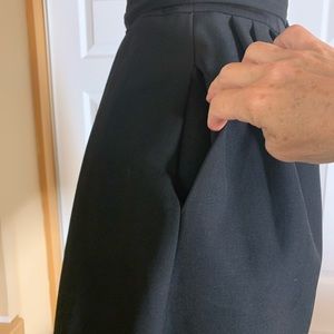 DVF black lace wrap dress